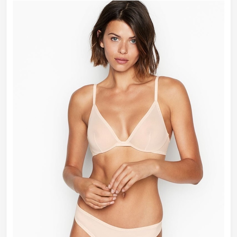 Victoria’s Secret Nude unlined mesh bra size 32B